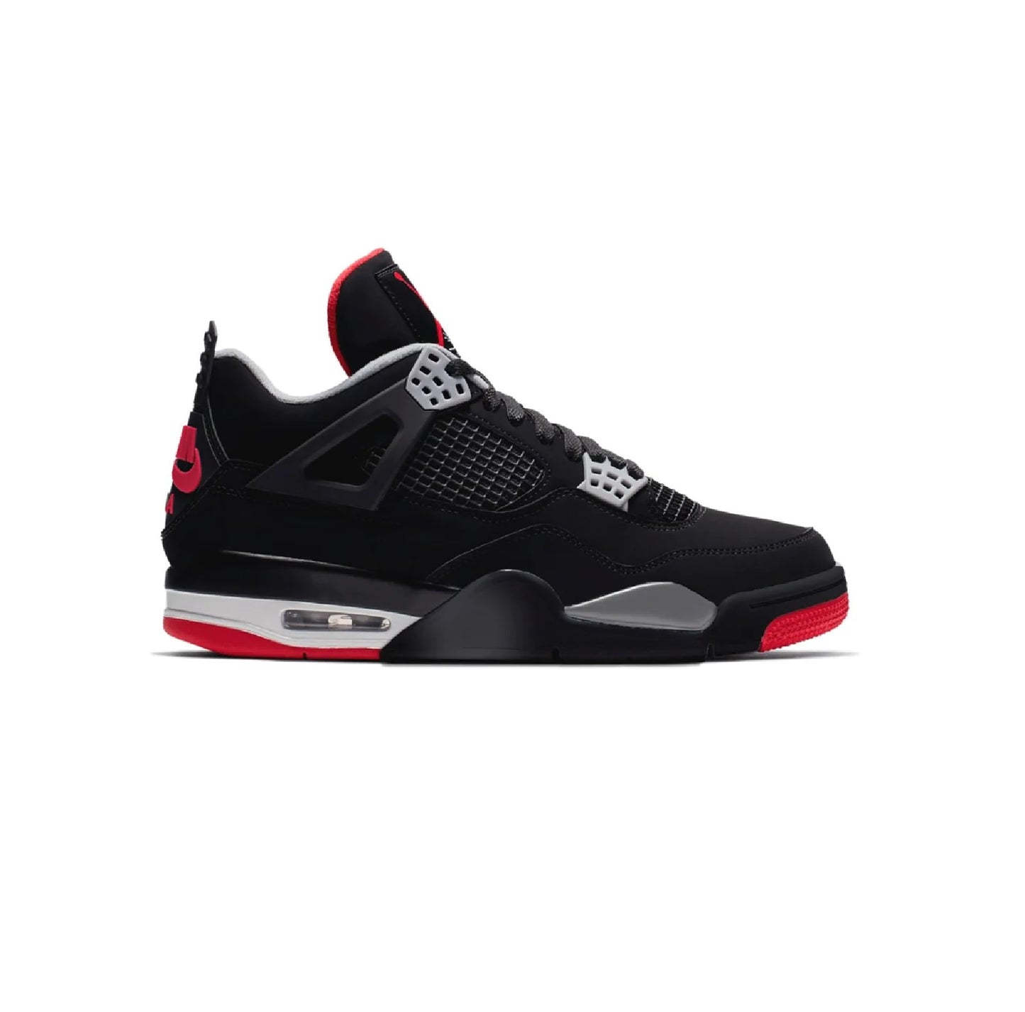 Tênis Air Jordan 4 Retro Bred Preto Vermelho Tamanho:41