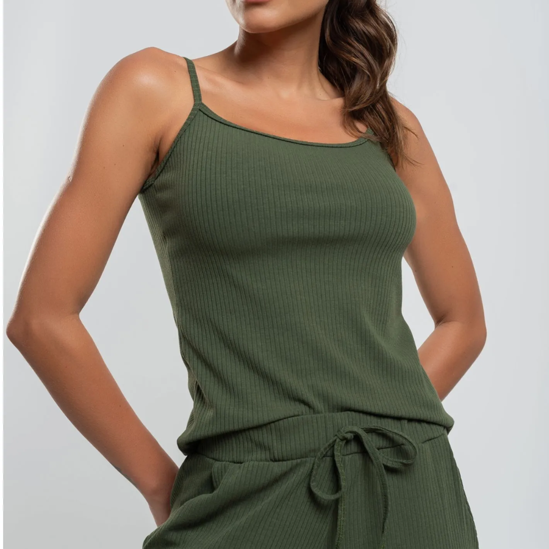 Blusinha Canela de Alça