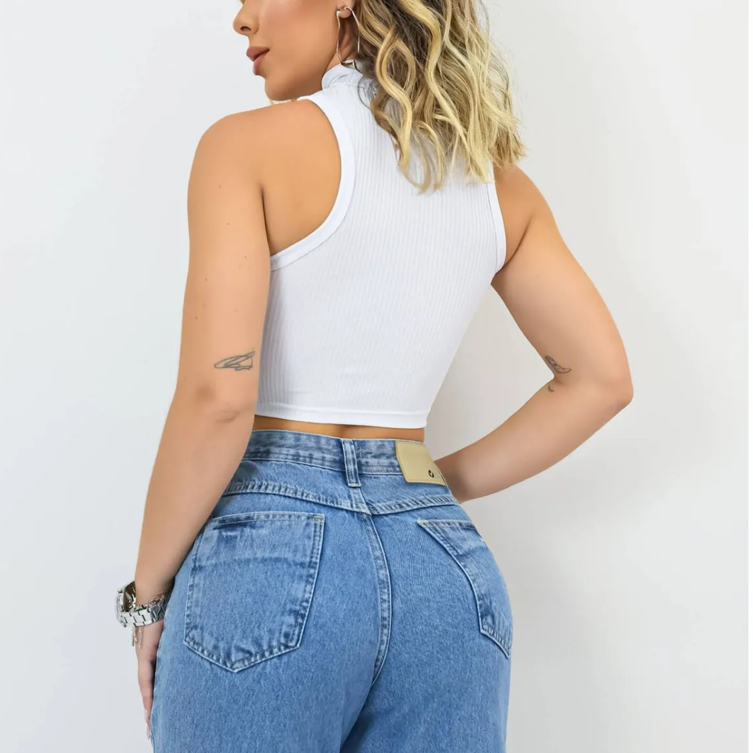Cropped Canelado