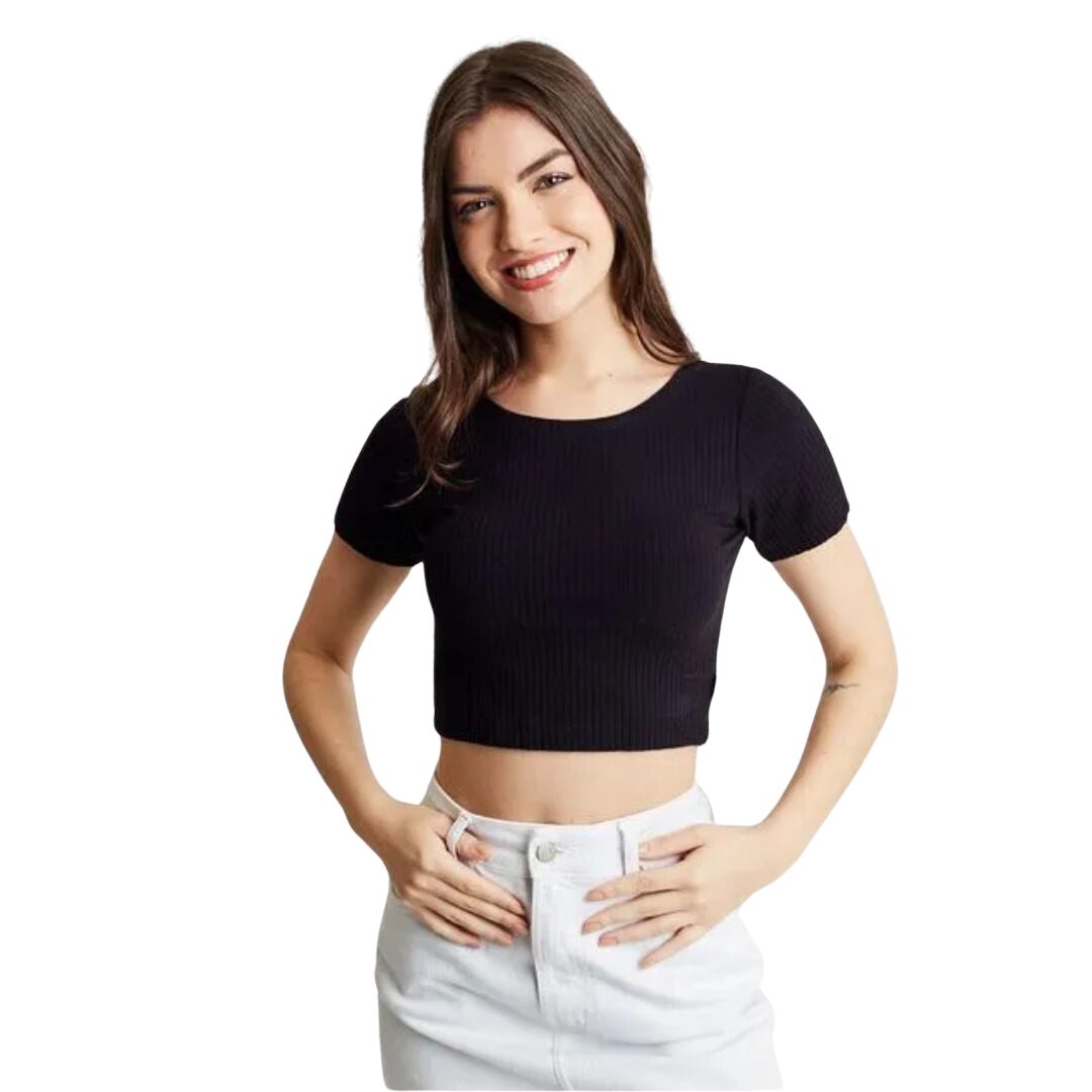 Cropped Canelado