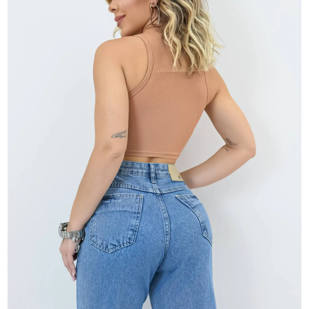 Cropped Canelado