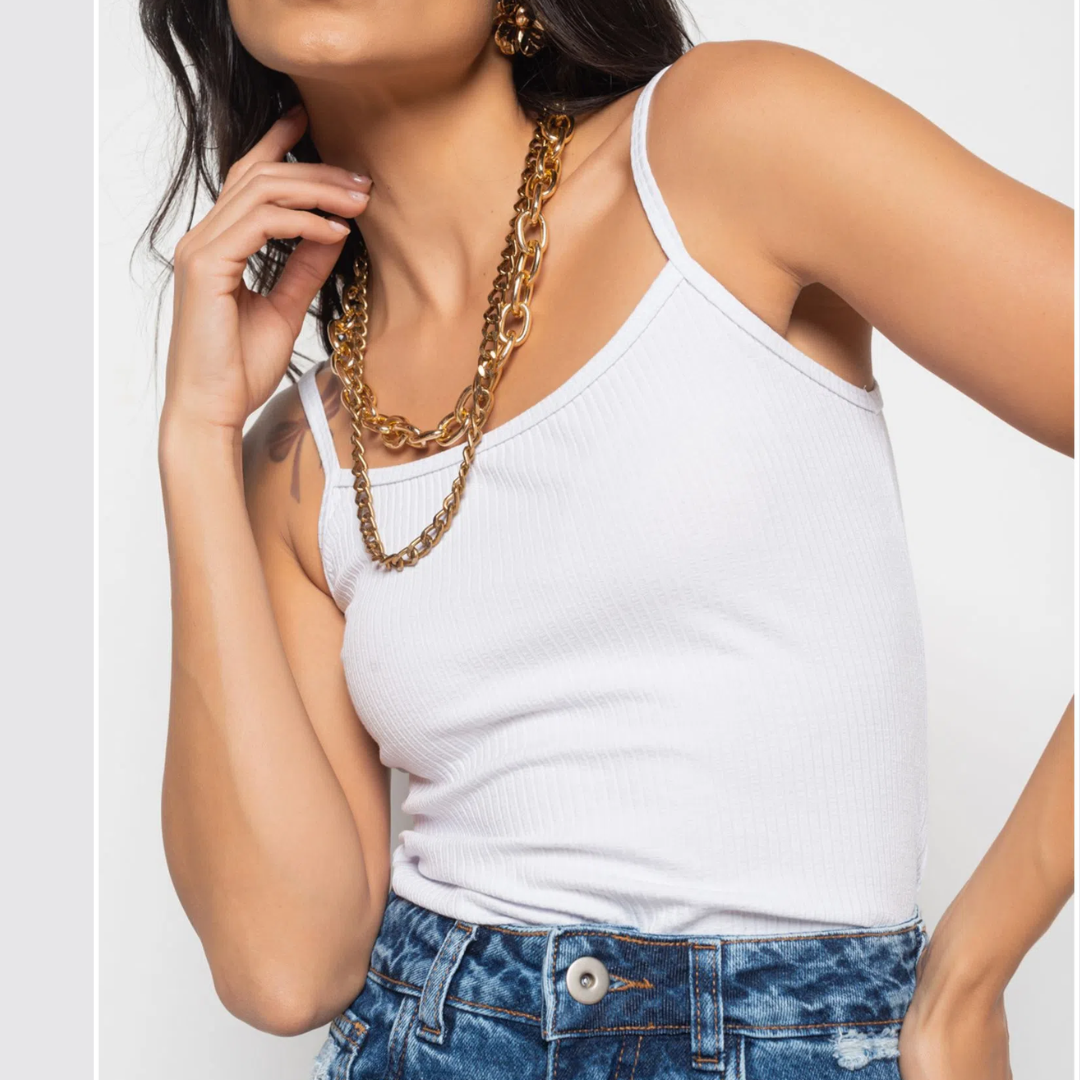 Blusinha Canela de Alça