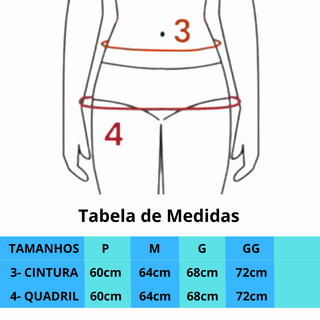 Kit 3 Calcinha Básica