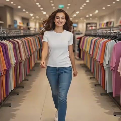 Blusinha Feminina Lisa Poliéster
