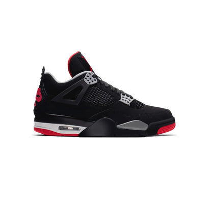 Tênis Air Jordan 4 Retro Bred Preto Vermelho Tamanho:41