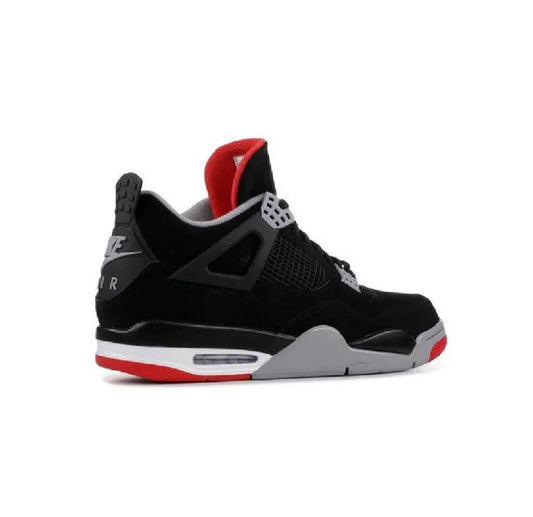 Tênis Air Jordan 4 Retro Bred Preto Vermelho Tamanho:41
