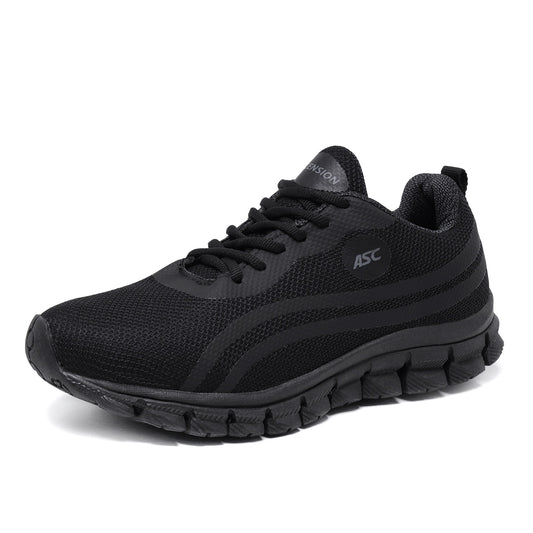 Tênis Unissex Esportivo Black Caminhada Tamanho Especial