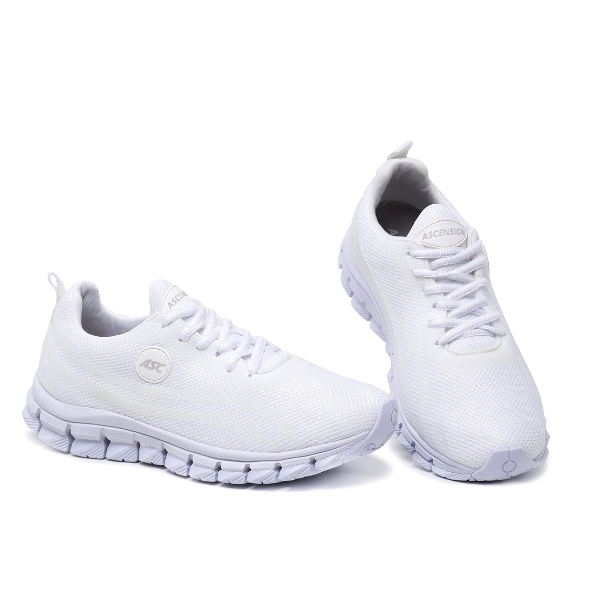 Tênis Unissex Esportivo Branco Caminhada Tamanho Especial
