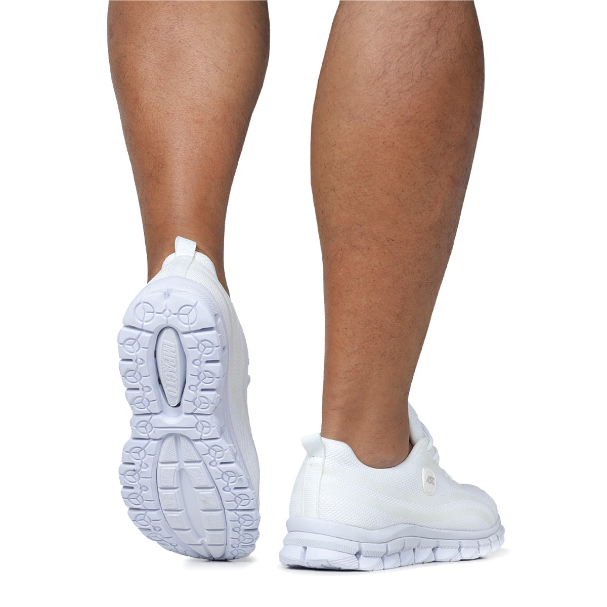 Tênis Unissex Esportivo Branco Caminhada Tamanho Especial
