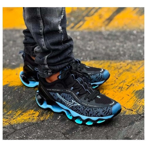 Tênis Mizuno Prophecy 13 Azul Claro | Lançamento Macio Tamanho:Tamanho_40;Cor:Pr