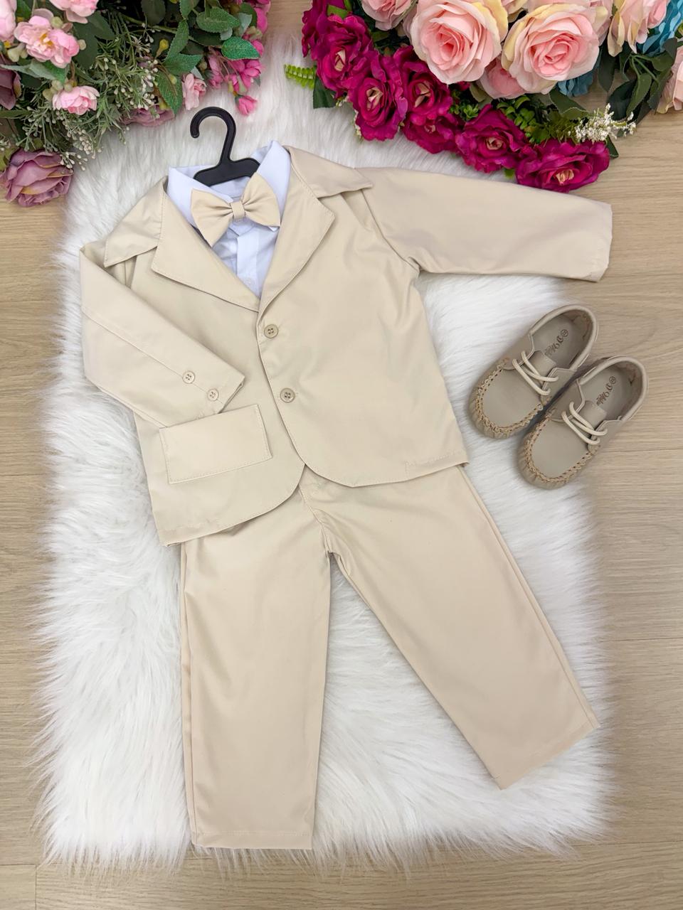 Conjunto Social Miss Cherry Jorge Terno Palha