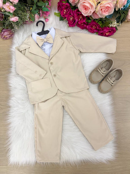 Conjunto Social Miss Cherry Jorge Terno Palha