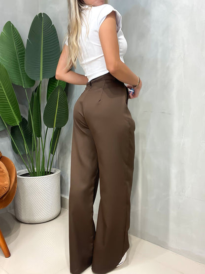 Calça em Alfaiataria Pantalona Maira Ref. 1936
