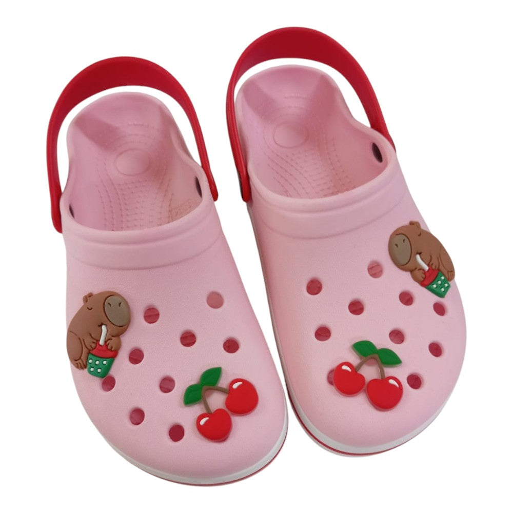 CHINELO FECHADO BABU CAPIVARA CEREJA